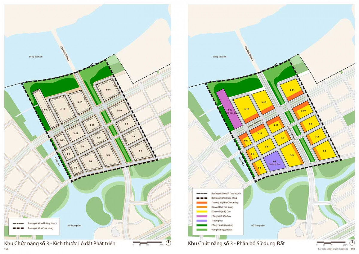 Phân khu chức năng 3 khu đô thị mới Thủ Thiêm 